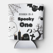 Halloween Sppoky One First Birthday party 缶クーラー (正面)