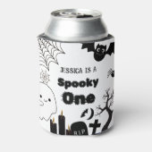 Halloween Sppoky One First Birthday party 缶クーラー (缶裏面)