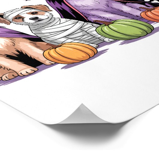 Halloween Squad Dog ポスター (角)