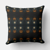 Halloween Square Throw Pillow クッション (裏面)