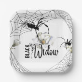 Halloween Stamp Collection "Black Widow"  ペーパープレート (正面)
