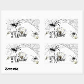 Halloween Stamp Collection "Black Widow" 長方形シール (シート)