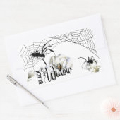 Halloween Stamp Collection "Black Widow" 長方形シール (封筒)