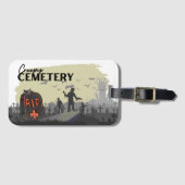 Halloween Stamp Collection "Creepy Cemetery"  ラゲッジタグ (正面横)