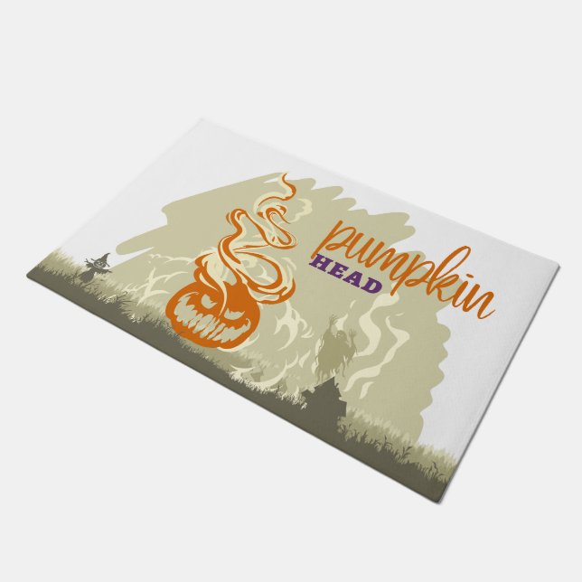 Halloween Stamp Collection "Pumpkinhead" ドアマット (アングル)