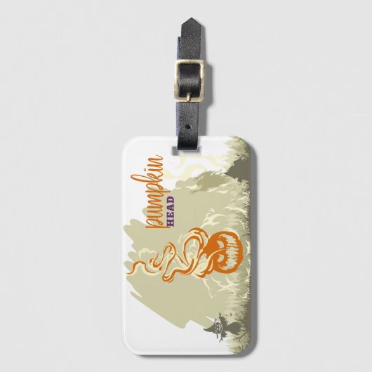 Halloween Stamp Collection "Pumpkinhead" ラゲッジタグ (正面縦)