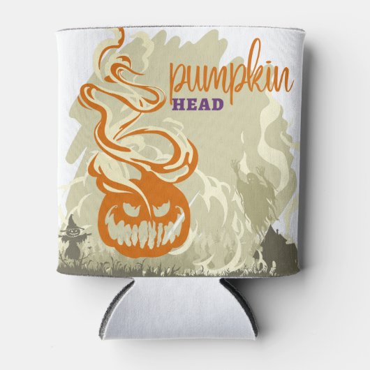 Halloween Stamp Collection "Pumpkinhead" 缶クーラー (正面)