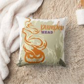Halloween Stamp Collection "Pumpkinhead" 16" x 16" クッション (ブランケット)