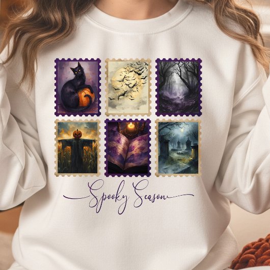 Halloween Stamp Collection Sweatshirt スウェットシャツ