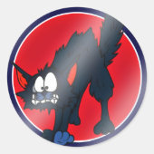 Halloween Sticker ラウンドシール (正面)