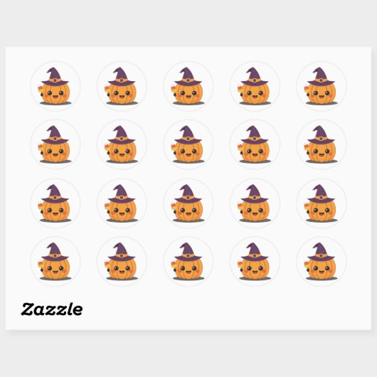 Halloween sticker  ラウンドシール (シート)