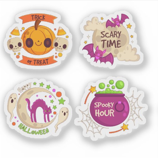 Halloween sticker collection シール (正面)