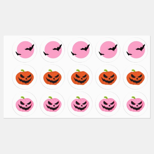 Halloween Stickers ラベル (シート)