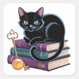 Halloween Stickers – Spooky, Fun & Festive Designs スクエアシール