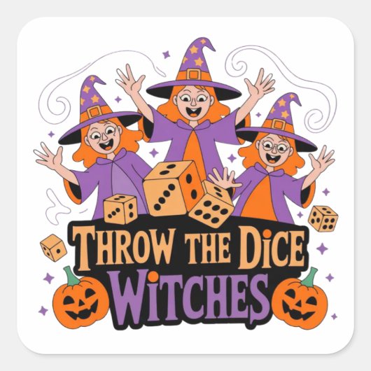 Halloween Stickers – Spooky, Fun & Festive Designs スクエアシール (正面)