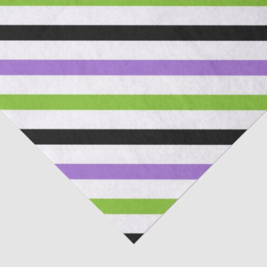 Halloween Stripes – Bold Diagonal Pattern 薄葉紙 (詳細)