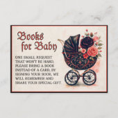 Halloween Stroller Books for Baby Baby Shower エンクロージャーカード (正面)