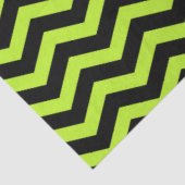 Halloween Style | Peridot Green Black Chevron 薄葉紙 (詳細)