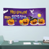Halloween Super Sale Promotion Banner  横断幕 (トレードショー)