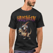 Halloween T-rex Skeleton Ride  Tシャツ (正面)