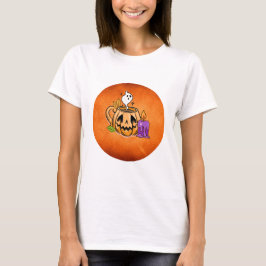 Halloween T-Shirt mit Kürbis-Motiv  Tシャツ