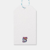 Halloween Tabby Cat – Witch Hat & Potion Art ギフトタグ (裏面)