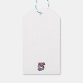 Halloween Tabby Cat – Witch Hat & Potion Art ギフトタグ (裏面)