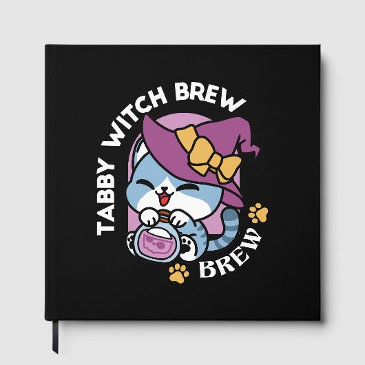 Halloween Tabby Cat – Witch Hat & Potion Art ゲストブック (正面)
