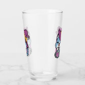 Halloween Tabby Cat – Witch Hat & Potion Art タンブラーグラス (右)