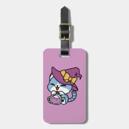 Halloween Tabby Cat – Witch Hat & Potion Art ラゲッジタグ