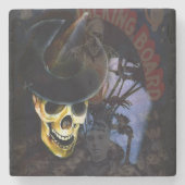Halloween Talking Board Skeleton Coaster ストーンコースター (正面)