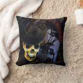 Halloween Talking Board Skeleton Pillow クッション (ブランケット)