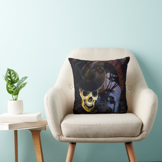 Halloween Talking Board Skeleton Pillow クッション (椅子)