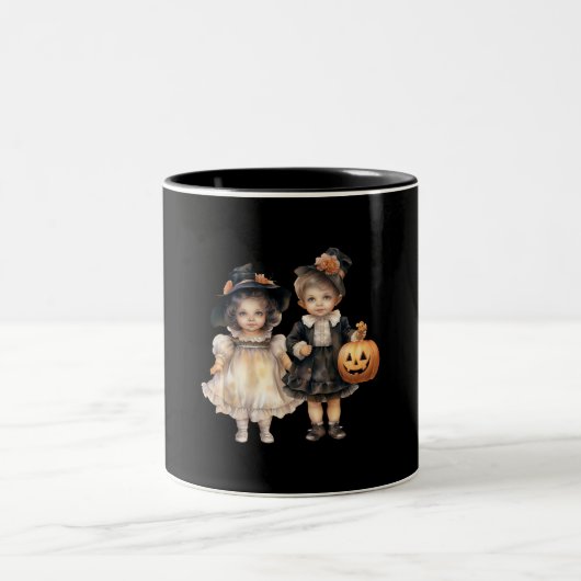 Halloween Tasse & Becher ツートーンマグカップ (中央)