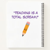 Halloween Teacher  ノートブック (裏面)