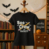 Halloween Teacher Boo Crew Faculty Tシャツ