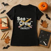 Halloween Teacher Boo Crew Faculty  Tシャツ