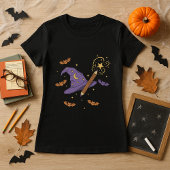 Halloween Teacher Gift Wizard Hat & Wand Tシャツ