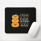 Halloween Teacher I Teach The Cutest Pumpkins In T マウスパッド (マウス)