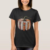 Halloween Teacher Librarians Fall Book Pumpkin Ret Tシャツ (正面)