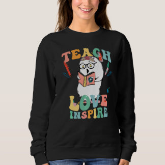 Halloween Teacher's Trick Or Teach Teacher Hallowe スウェットシャツ