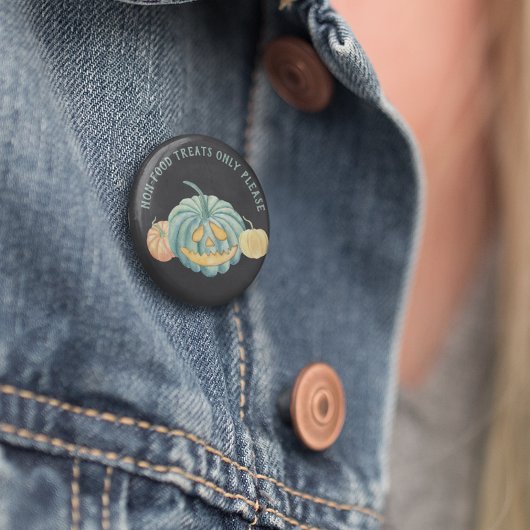 Halloween Teal Pumpkin Allergy Awareness 缶バッジ