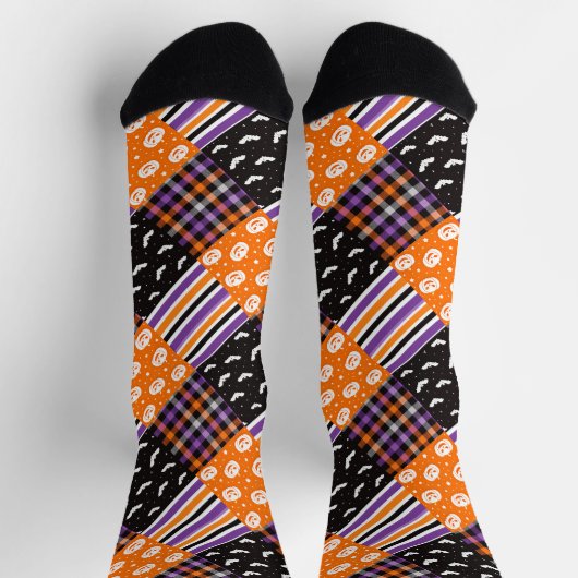 Halloween Textures ソックス (上部)