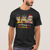 Halloween Thanksgiving Christmas Hallothanksmas Ow Tシャツ (正面)