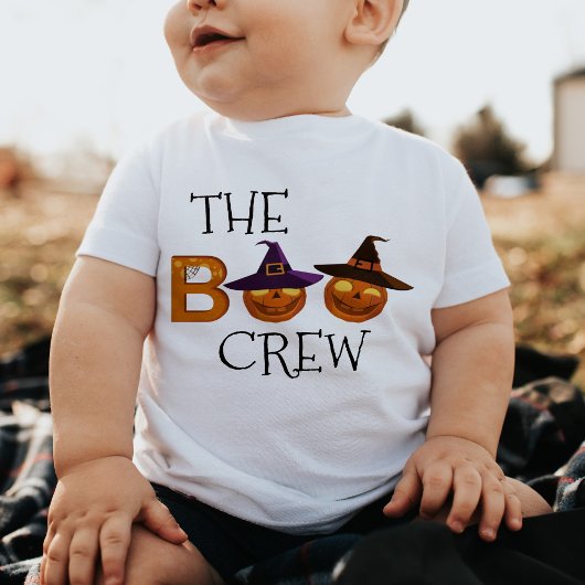 Halloween The Boo Crew Illustration Family     ベビーTシャツ