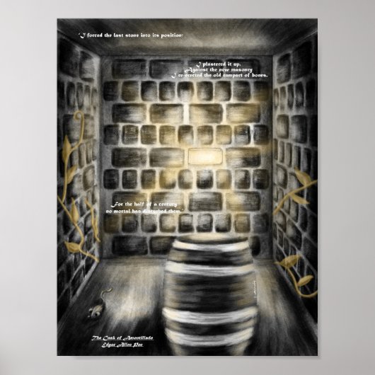 Halloween The Cask of Amontillado Art Print ポスター (正面)