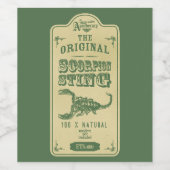 Halloween The Original Scorpion Sting ワインラベル (シングルラベル)
