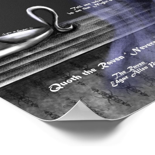 Halloween The Raven Art Print ポスター (角)