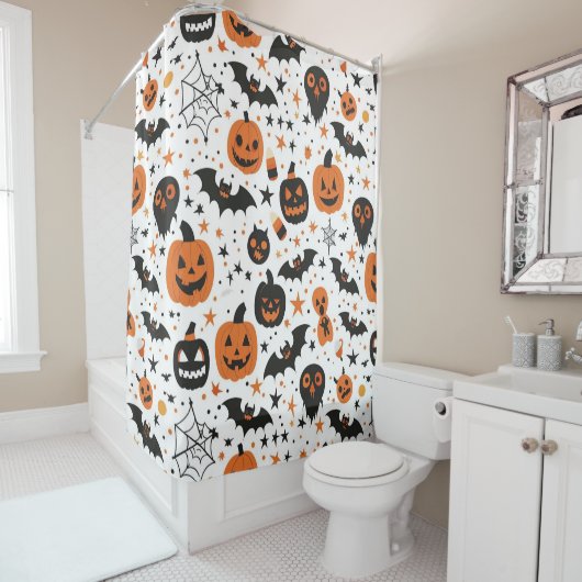 Halloween themed シャワーカーテン (インサイチュ)
