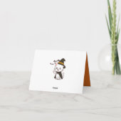 Halloween Themed Baby Shower Invite サンキューカード (裏面)